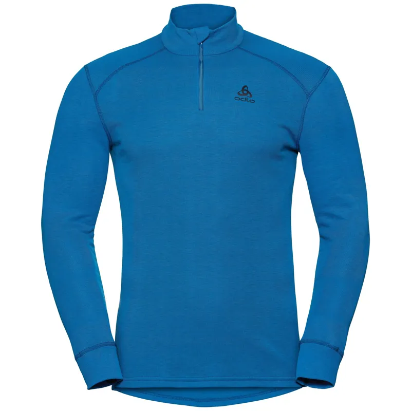 Odlo Mens Warm LS 1/2 Zip - Directoire blue