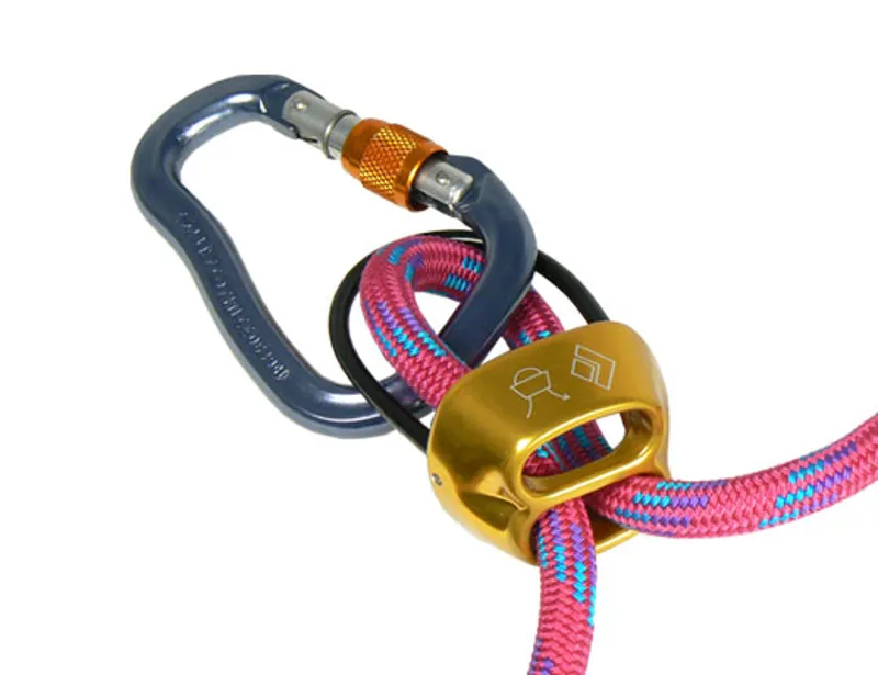set up atc belay device set up atc belay device