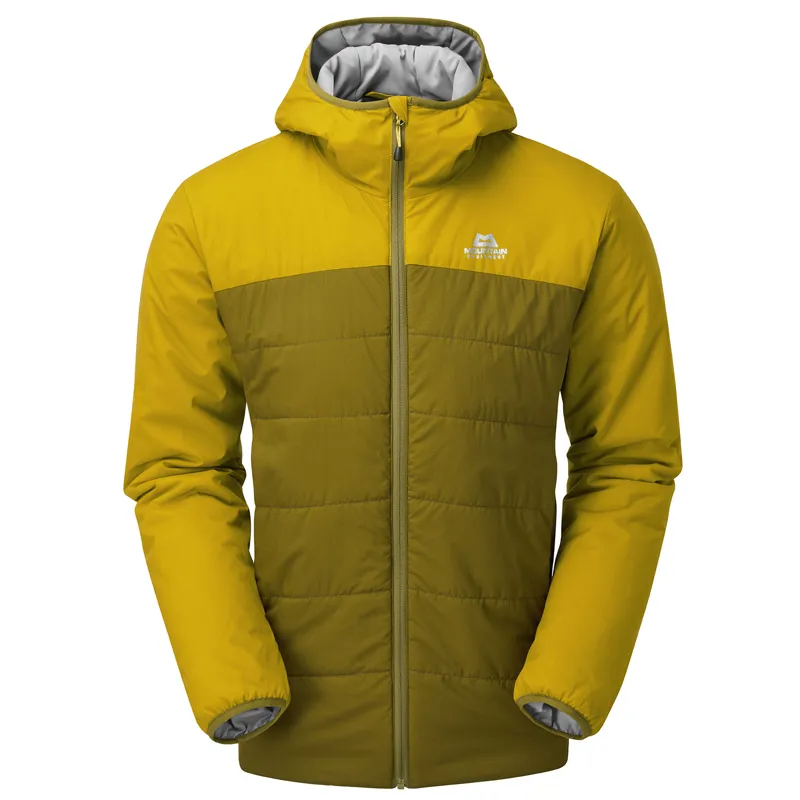 Mountain Equipment Mens Transition Jacket - Fir Green and Acid