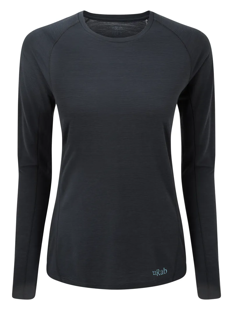 Rab Forge Womens Long Sleeve Baselayer in Beluga