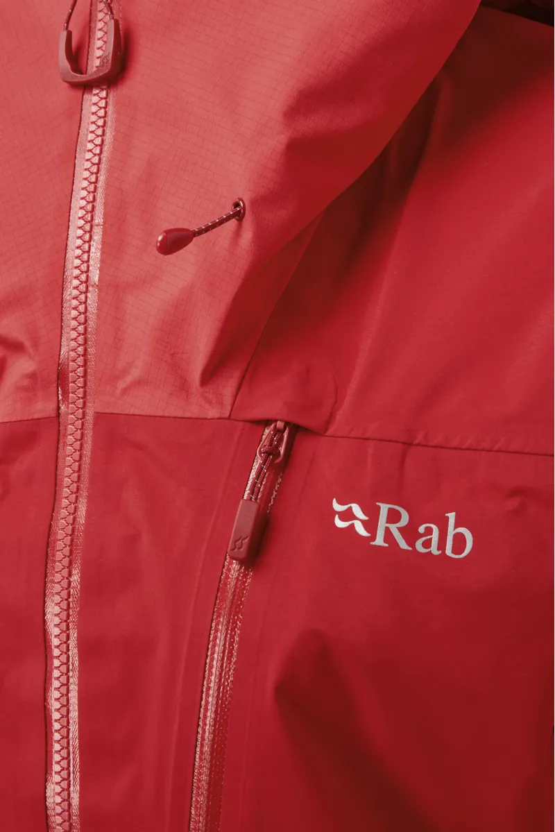 Rab Muztag GTX Womens Waterproof Jacket in Ruby Geranium
