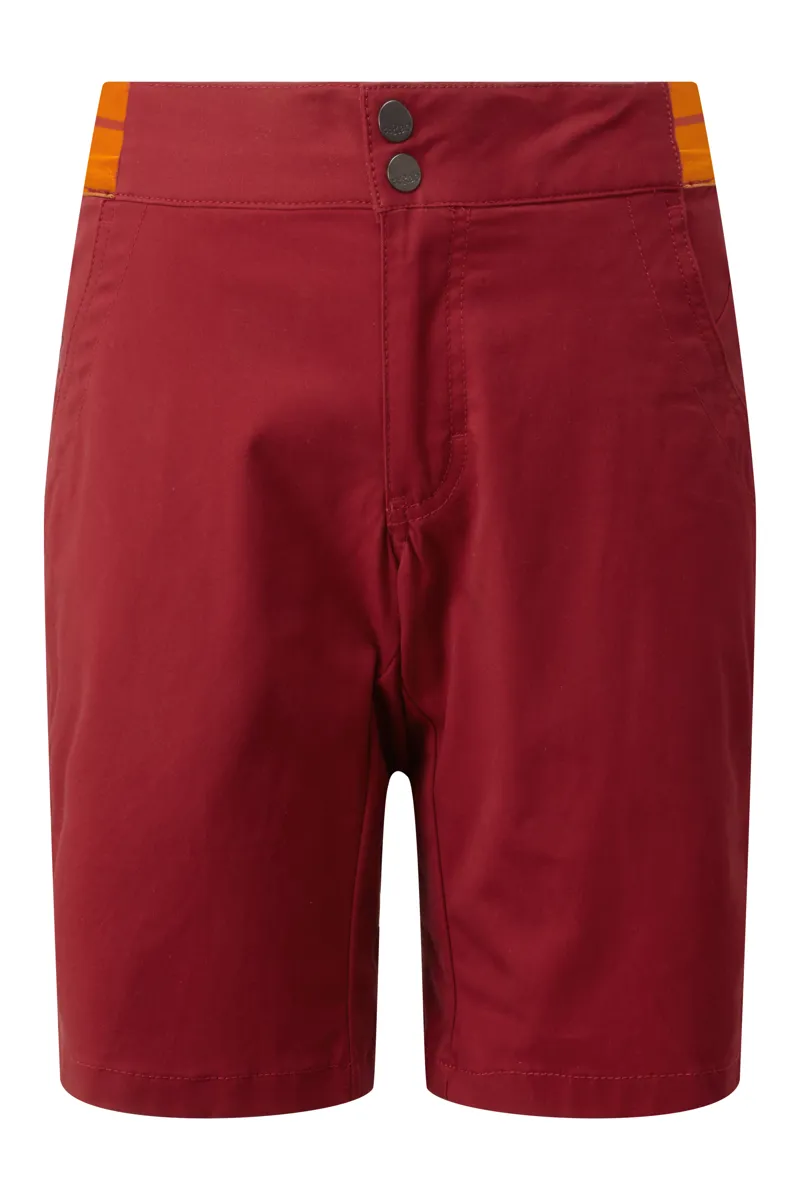 Rab Zawn Womens Climbing Shorts in Crimson