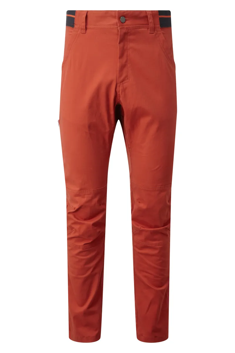 Rab Zawn Mens Climbing Pants in Red Clay