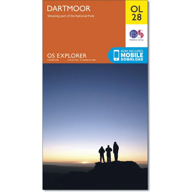 Os Explorer Ol28 Dartmoor Ordnance Survey Ol28 Dartmoor - 1:25000 Paper Map