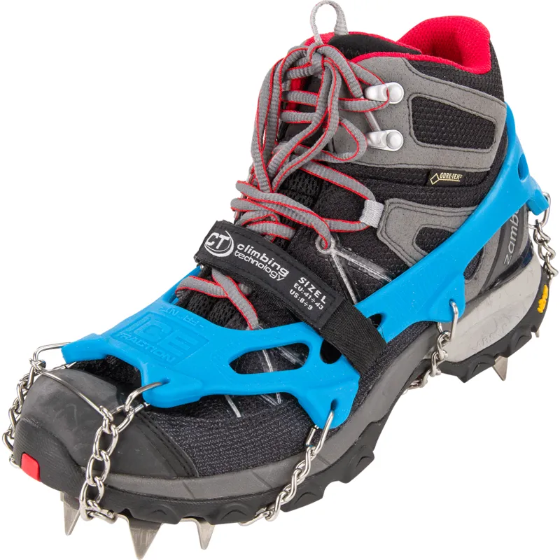 for Mud Climbing Snow Mountain Climbing Mountain Road Liukouu Wear-Resistant 1 Pair Elastic Rubber Crampons Non-slip Spikes， Shoe Grip Spike 