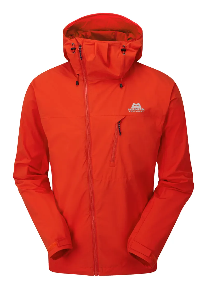 Mountain Equipment Mens Squall Hooded Jacket Cardinal Orange