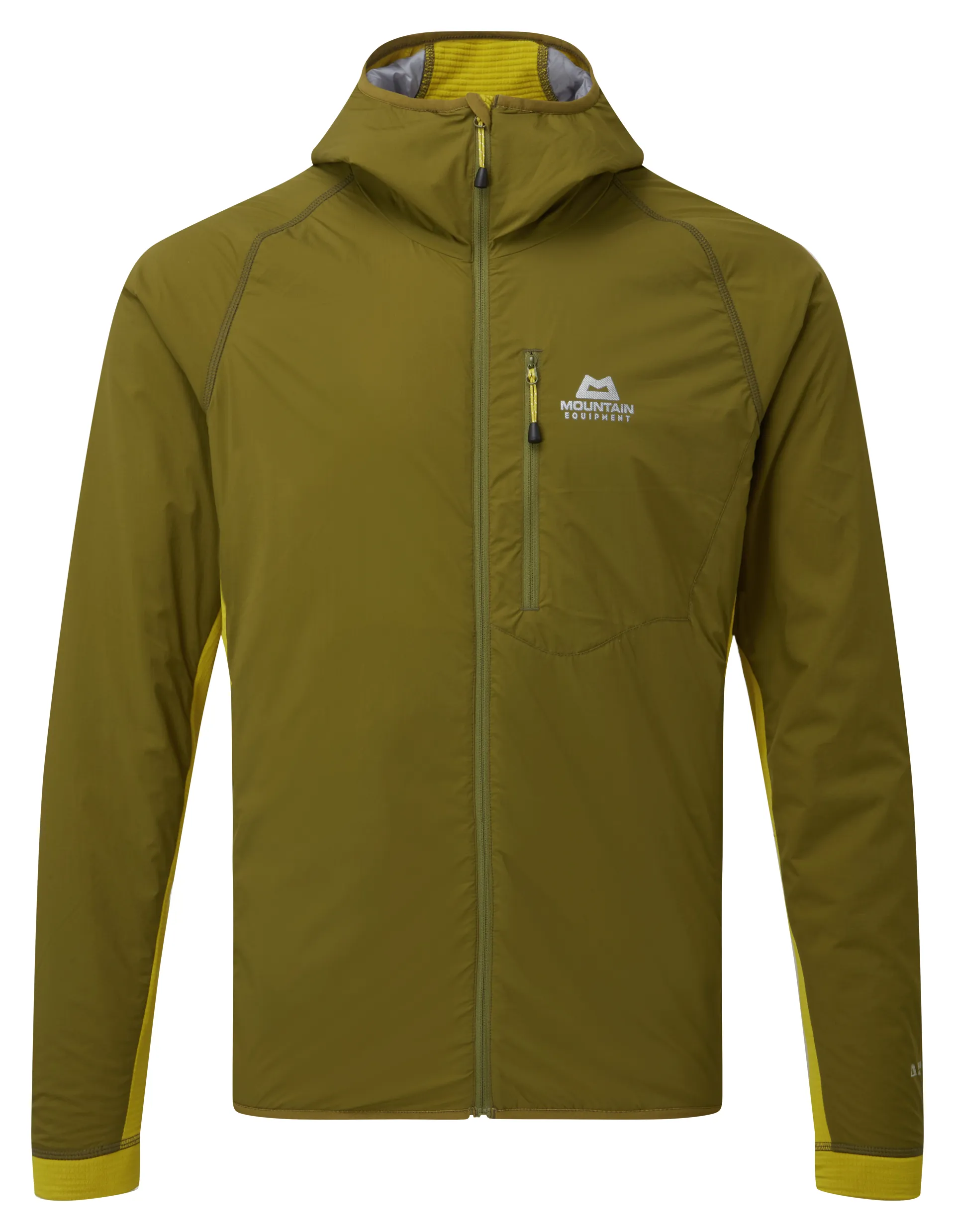 Mountain Equipment Mens Switch Pro Hooded Jacket Fir Green Acid