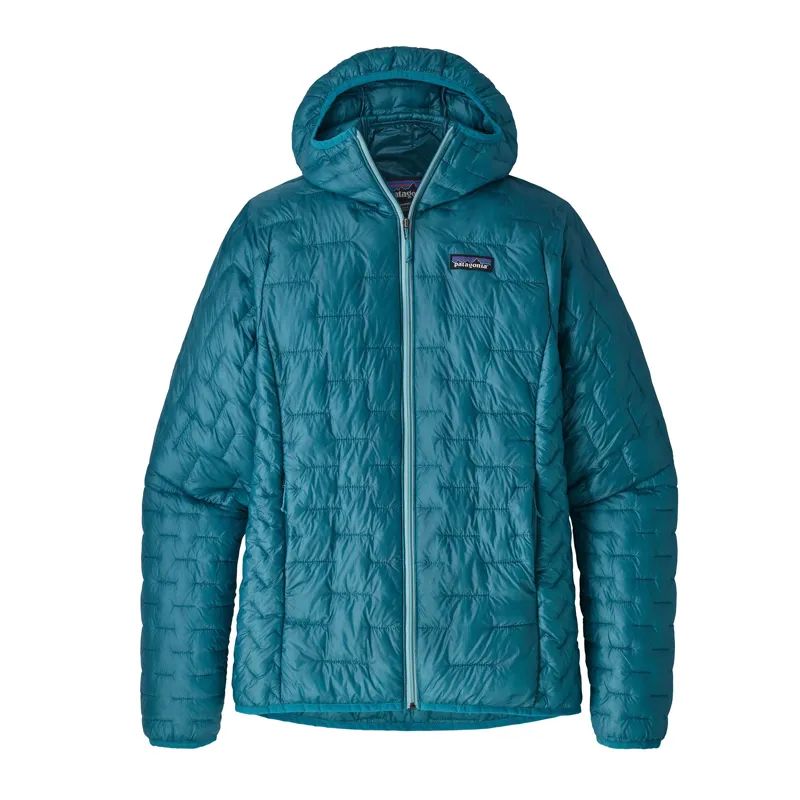 PATAGONIA Micro Puff Hoody Ultralight Insulated Hooded Jacket Blue