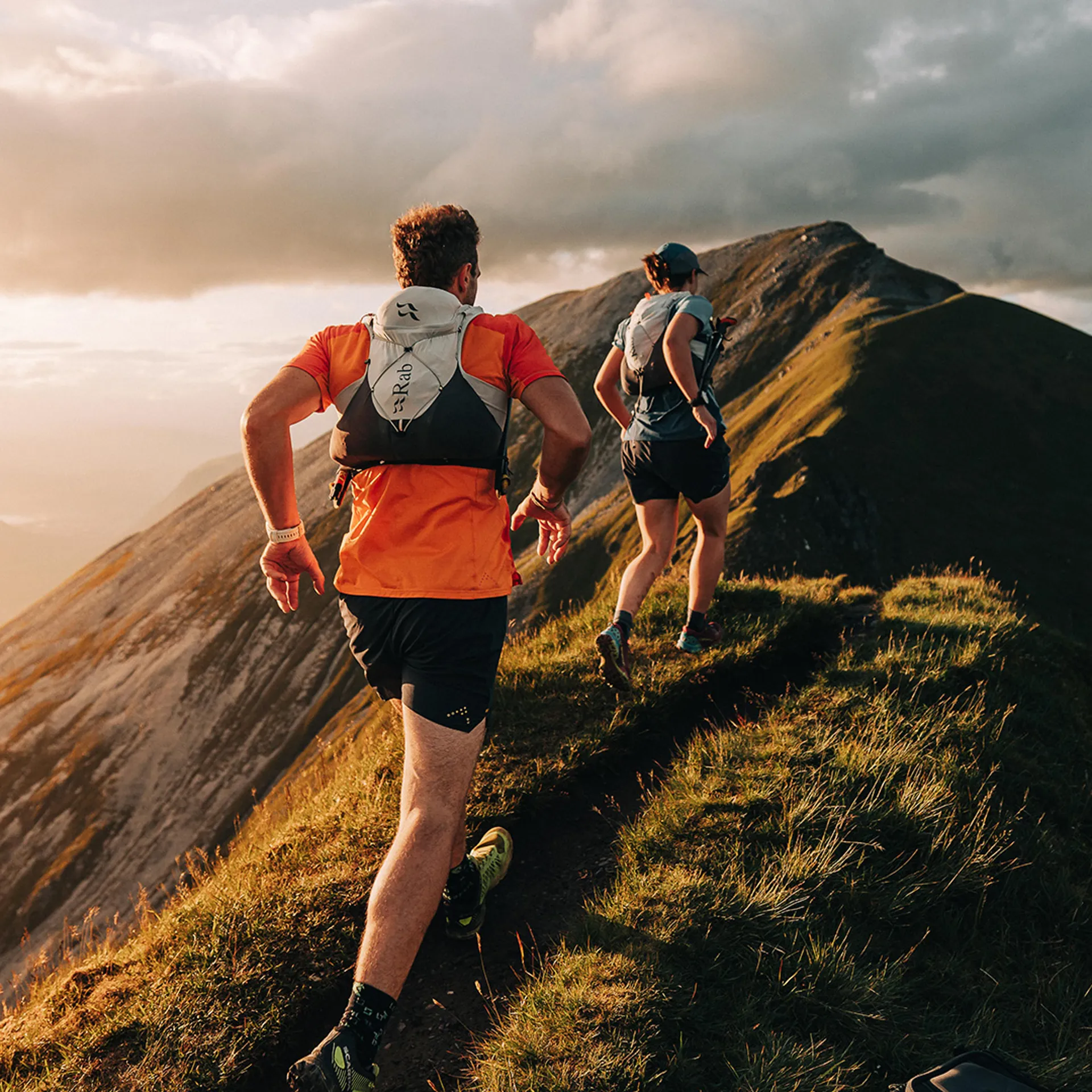 Running vests and packs