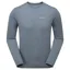 Montane Mens Dart Long Sleeve T-Shirt in Stone Blue