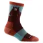 Darn Tough Womens Bear Town Light Hiker in Burgundy