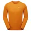 Montane Mens Dart Long Sleeve T Shirt in Amber