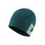 Mountain Equipment Womens Branded Knitted Beanie in Deep Teal/Lichen