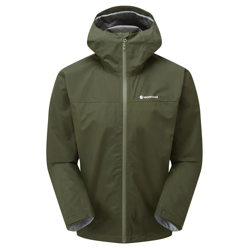 Montane Mens Spirit Waterproof Jacket in Oak Green