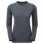 Montane Womens Dart Long Sleeve T-Shirt in Eclipse Blue