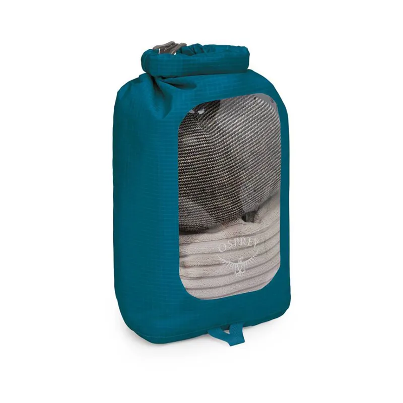 OSPREY| (DrySack 6L w/Window Waterfront Blue) Osprey DrySack 6L Windowed in Waterfront Blue