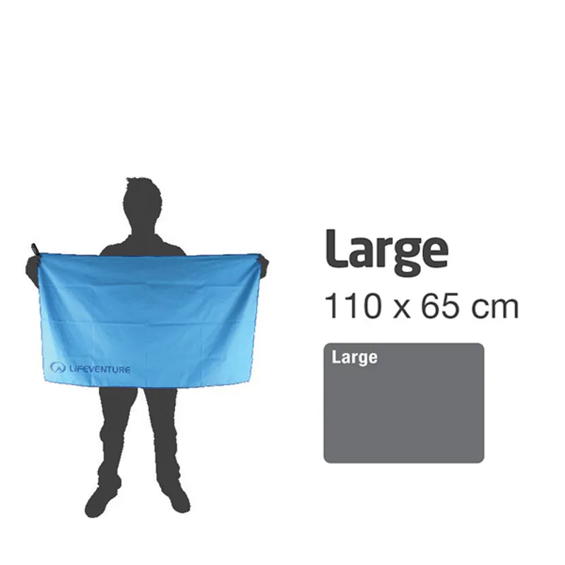 LifeVenture Micro Fibre Trek Towel Large