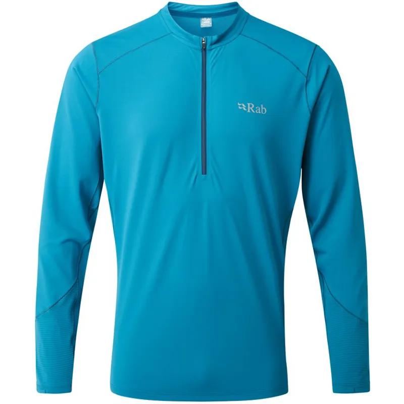 Mens pulse long sleeve zip tee outlet