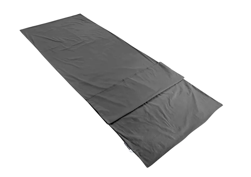 Browint Thermolite Travel Sheet with Double Zippers Rectangular with Pillow Pocket & Mummy Sleeping Bag Liner for Camping; Breathable Stretchy Thermal Liner 87x42 Extra Large Sleep Sack for Hotel 