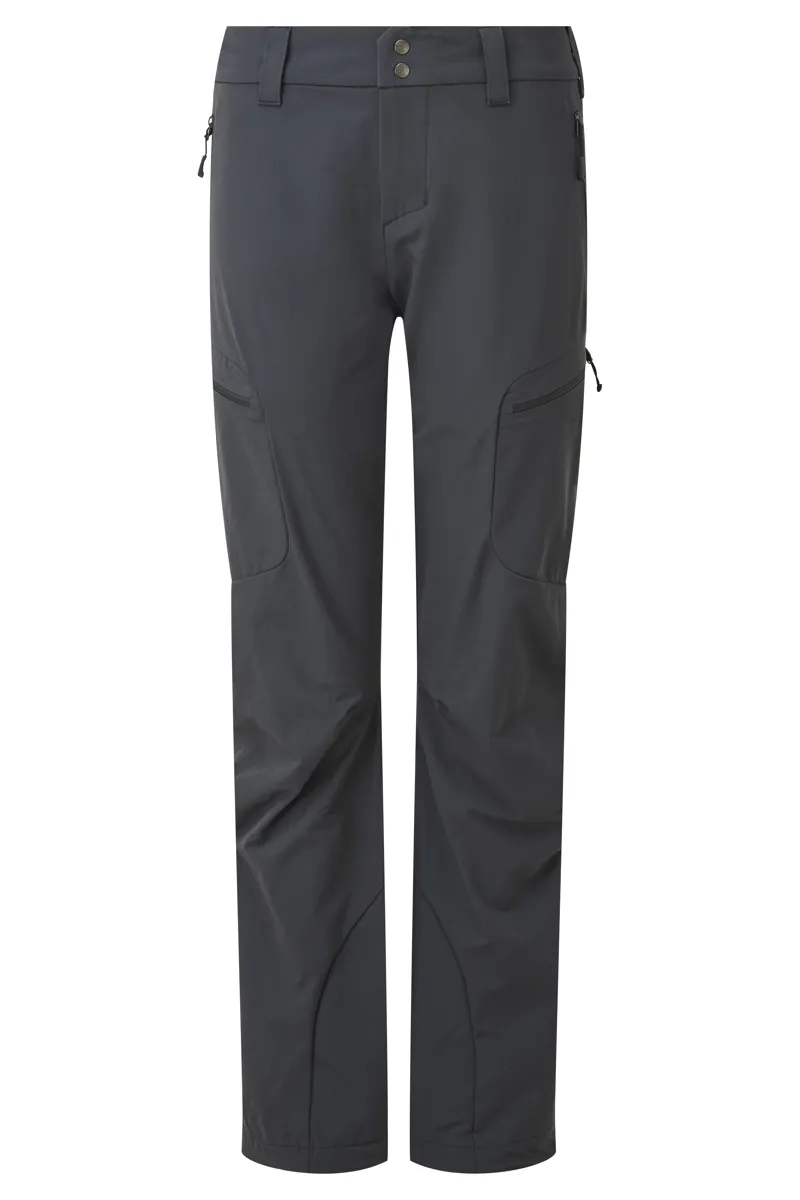 Rab Sawtooth Womens Softshell Pants in Beluga